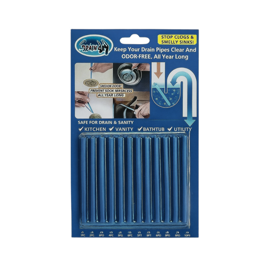 EcoScent™ Drain Sticks – Plant-based freshness for your sink.